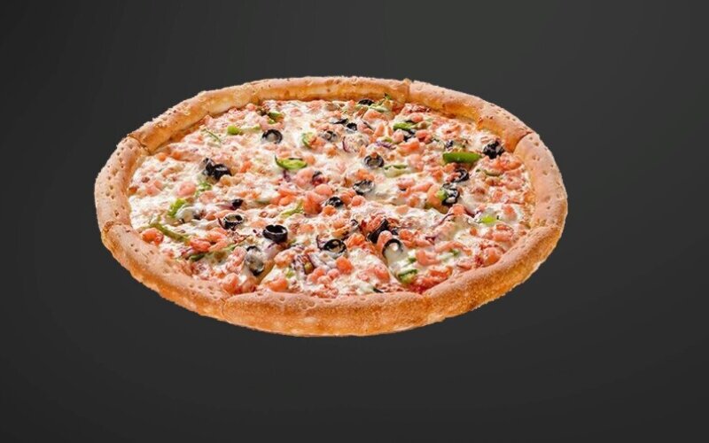 Пицца «Собери сам» с морской начинкой