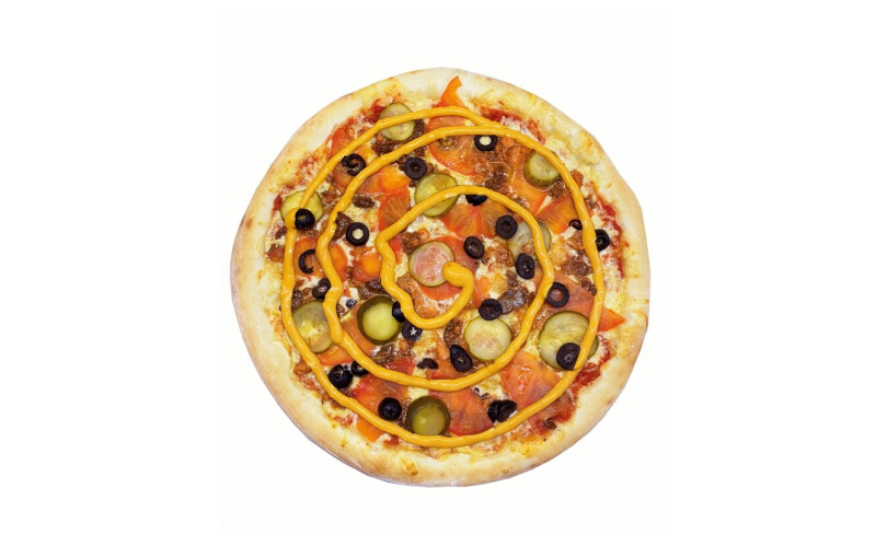 Пицца «Пикантный лосось»