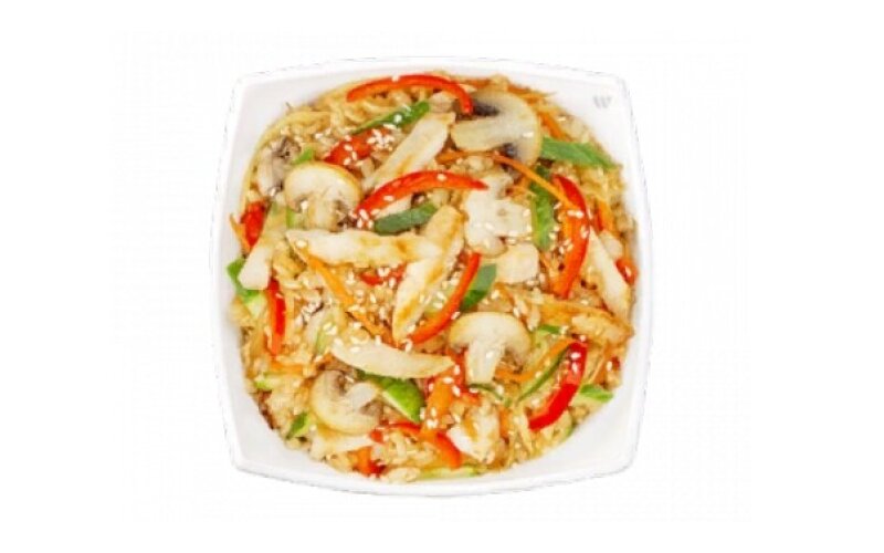 Wok  с рисом классический