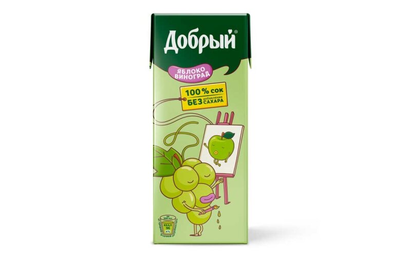 Сок  «Добрый» Яблоко-Виноград