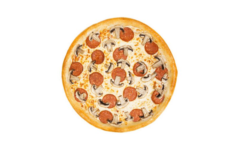 Пицца «Салями и грибы»