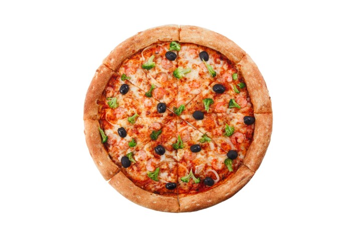 Пицца Морская цельнозерновое тесто