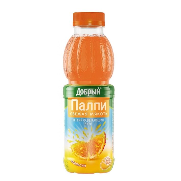 Pulpy апельсин сокосодержащий напиток с мякотью