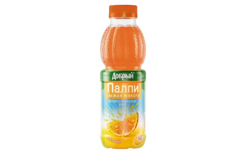 Pulpy апельсин сокосодержащий напиток с мякотью