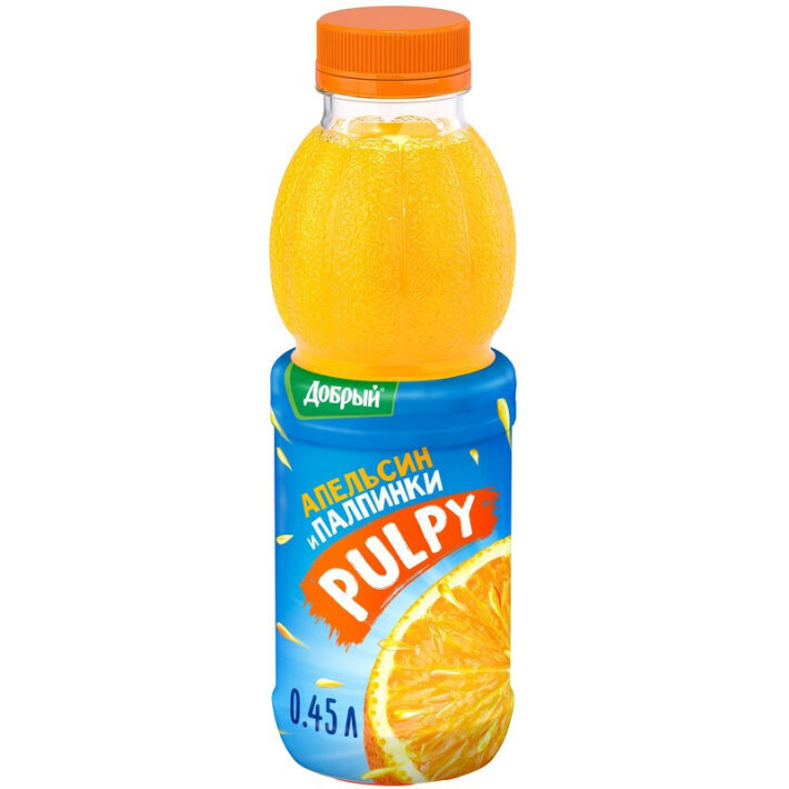 Pulpy апельсин 0.45л