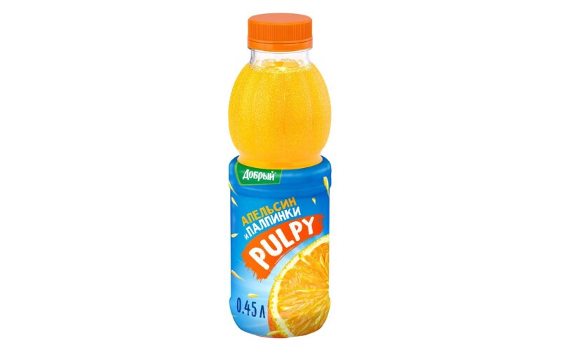 Pulpy апельсин 0.45л