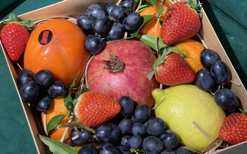 Набор фруктов «Сочная благодарность»