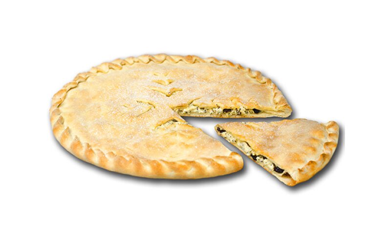Пирог с творогом и изюмом