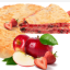 Осетинский пирог с клубникой и яблоком