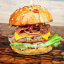 Бургер Jack Daniel`s (свинина+говядина)