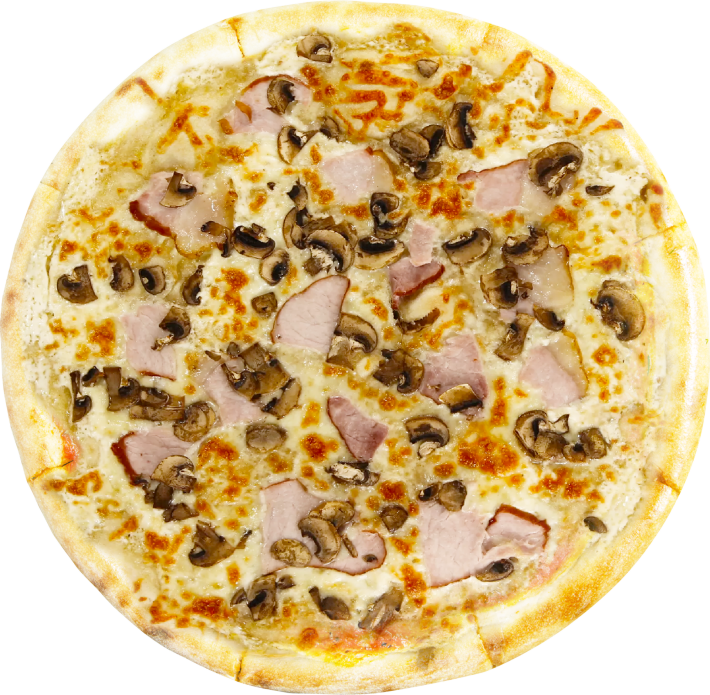 Пицца «Грибная с ветчиной»