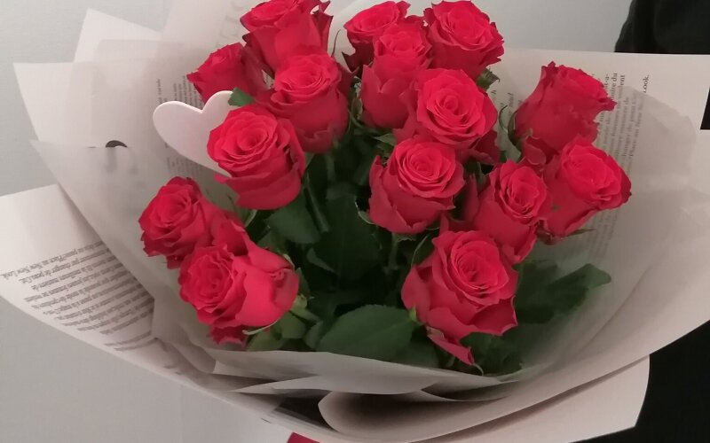 Букет «15  красных роз»
