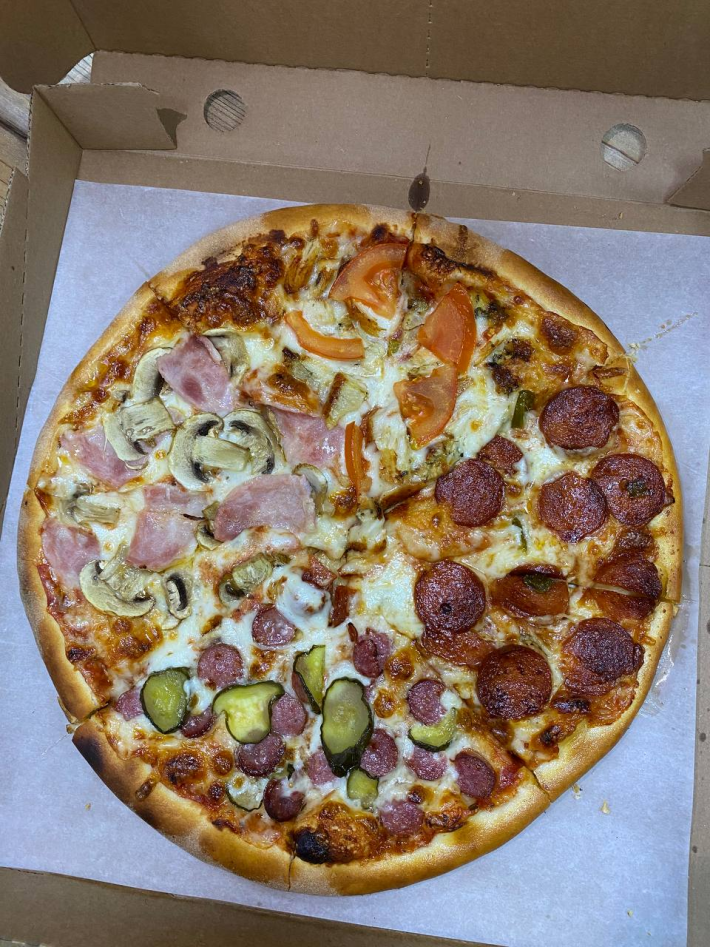 Пицца «четыре вкуса»