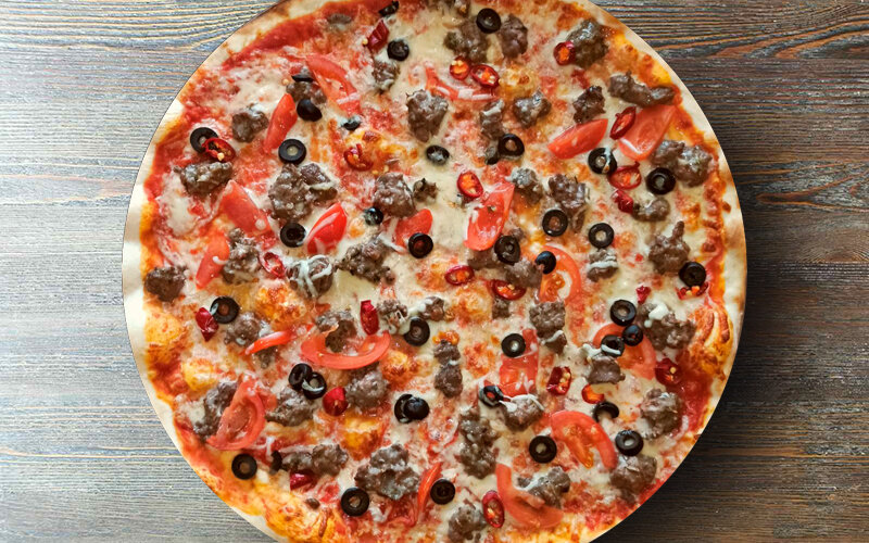 Пицца «Сицилийская», острая