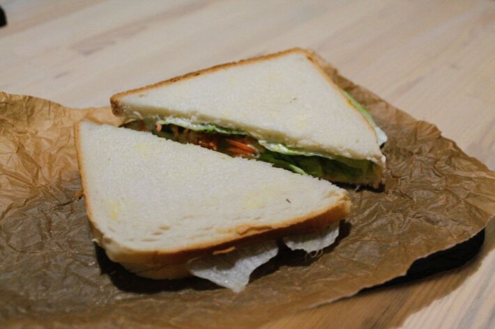 Сэндвич с семгой
