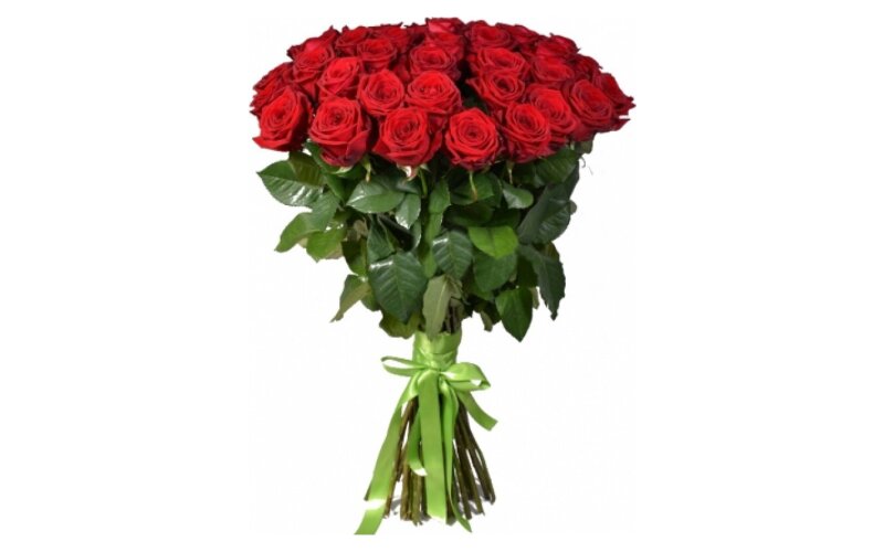 Букет «51 Красная роза» 70 см