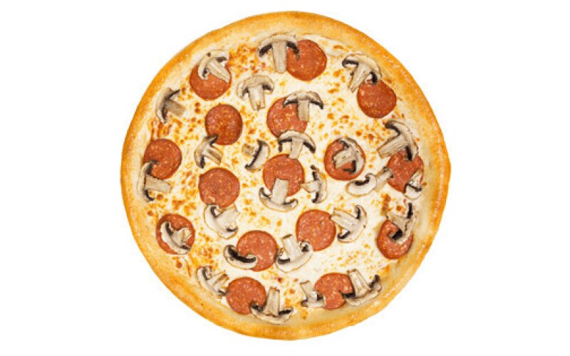 Пицца «Салями и грибы»