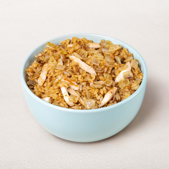 Рис с цыплёнком в китайском соусе