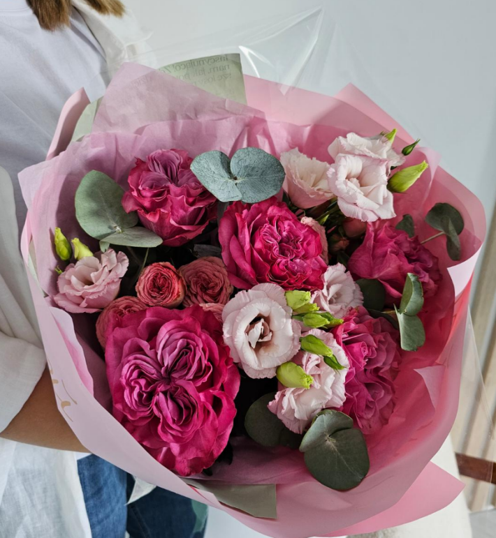 Букет цветов «Королевский шифон»