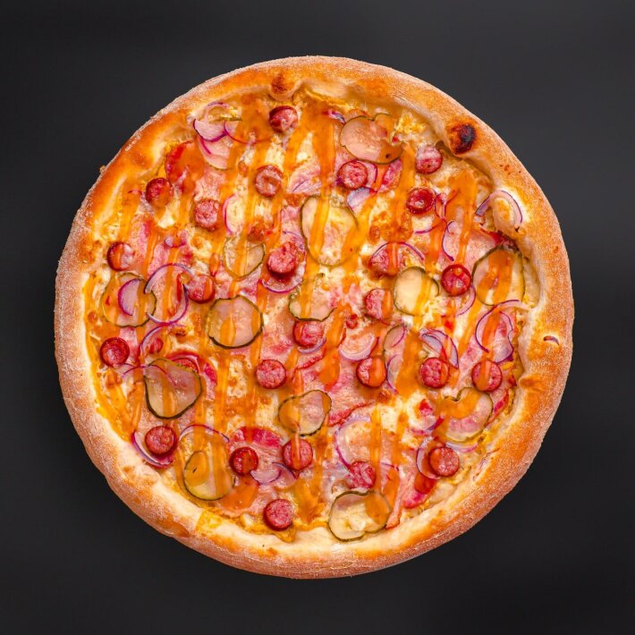 Пицца «С кисло-сладким соусом»