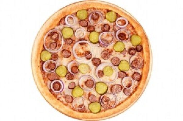 Пицца «Чесночные колбаски»