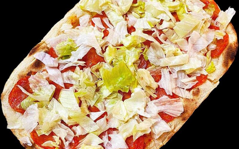 Римская пицца «С мидиями и креветками»