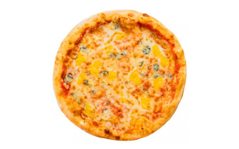 Пицца «Четыре сыра» на пышном тесте