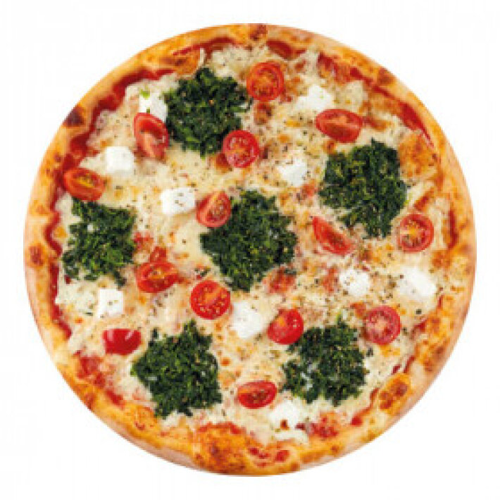 Пицца «Греческая» на тонком тесте