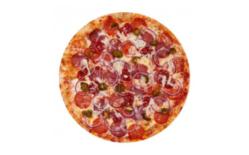 Пицца «Диабло» на тонком тесте