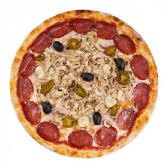Пицца «Особенная» на тонком тесте