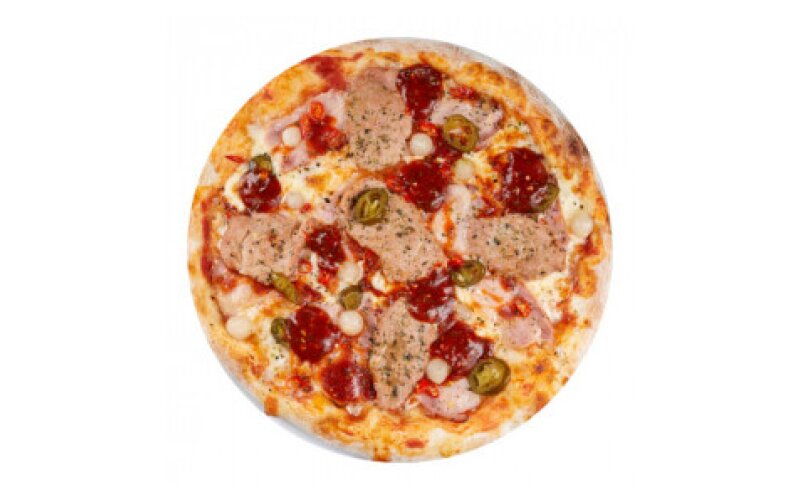 Пицца «Огненная» на тонком тесте