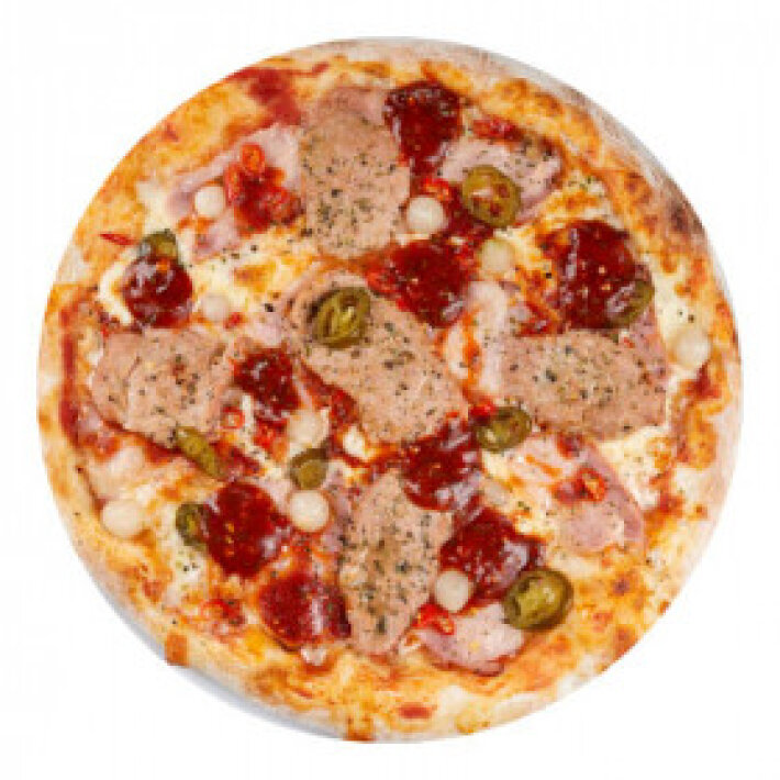 Пицца «Огненная» на пышном тесте