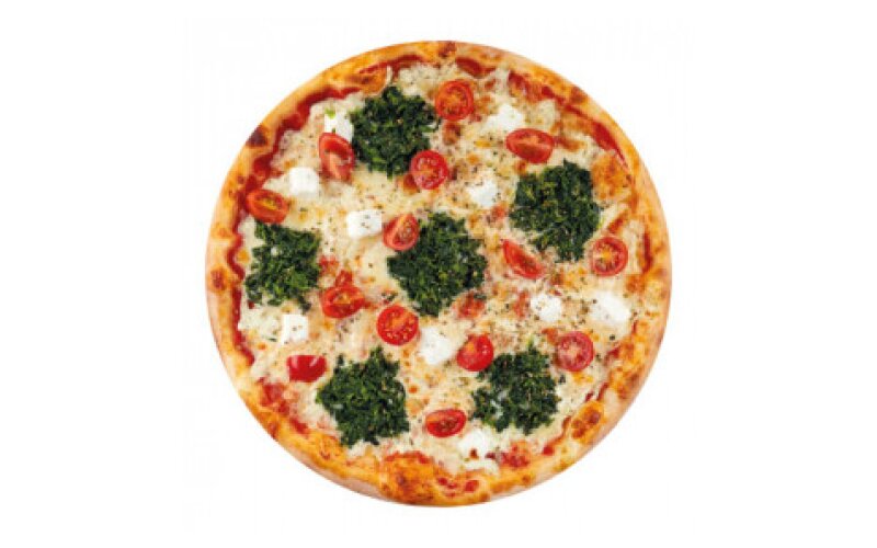 Пицца «Греческая» на пышном тесте