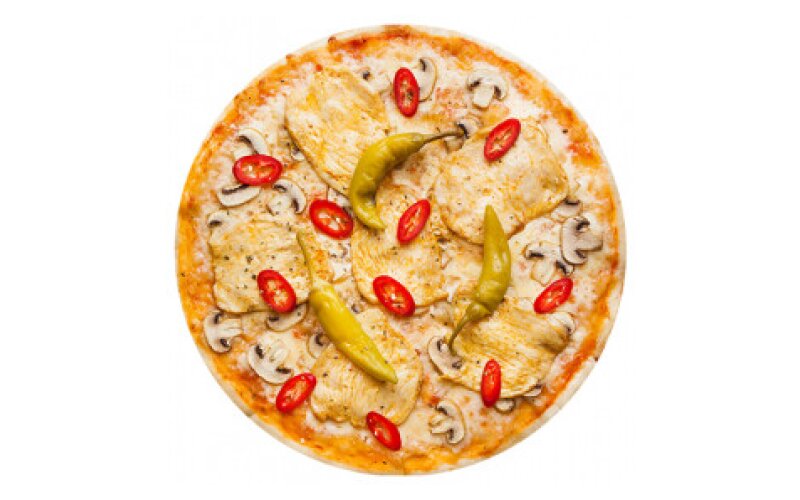 Пицца «Сицилийская» на тонком тесте