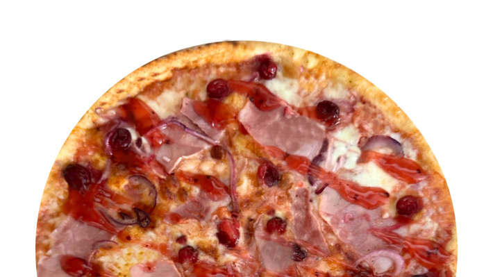 Пицца «Буженина с клюквой»