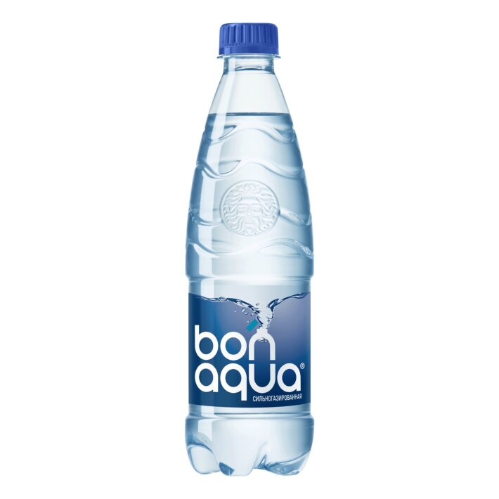 Вода питьевая «BonAqua» сильногазированная