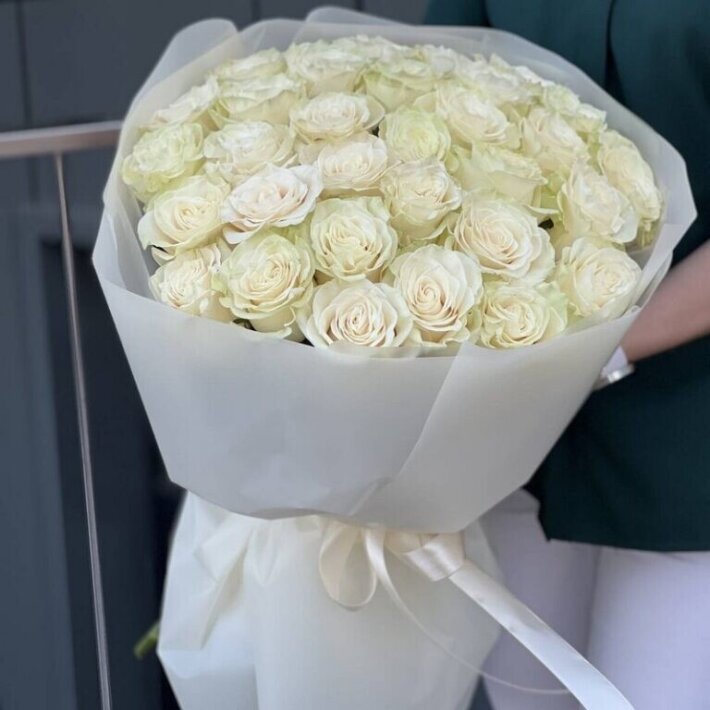 Букет «35 белых роз»