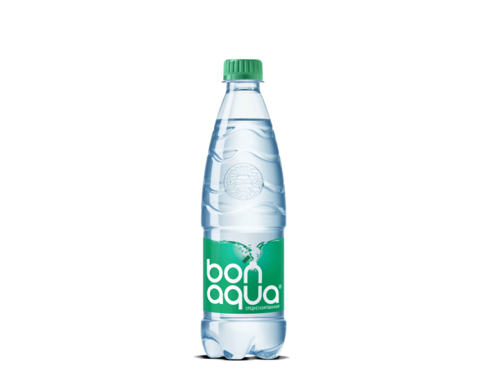 Вода BonAqua средне газированная