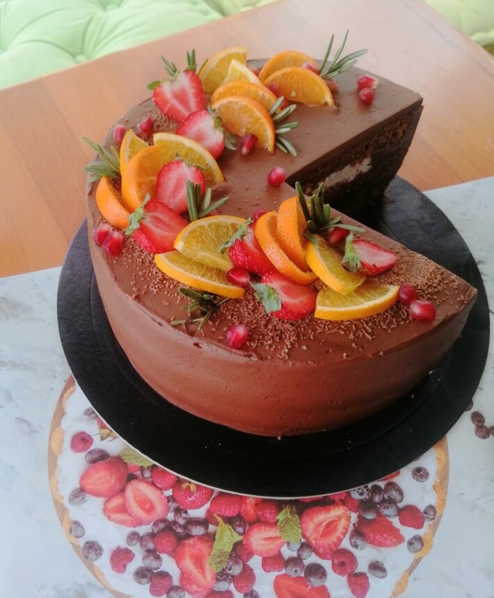 Торт «Вишня в шоколаде»