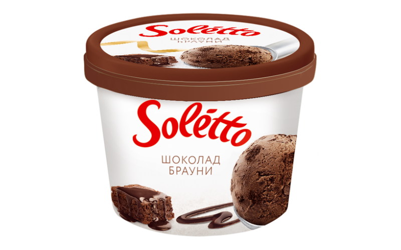 Мороженое Soletto Шоколад брауни