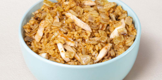 Рис с цыплёнком в китайском соусе