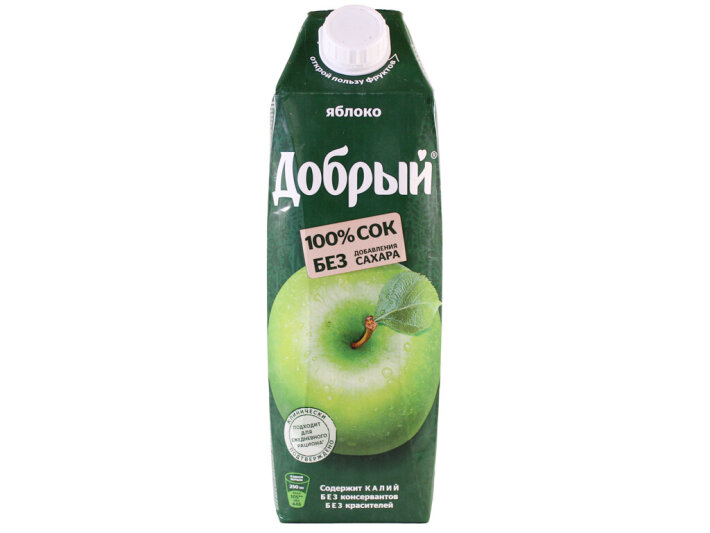 Сок яблочный «Добрый»