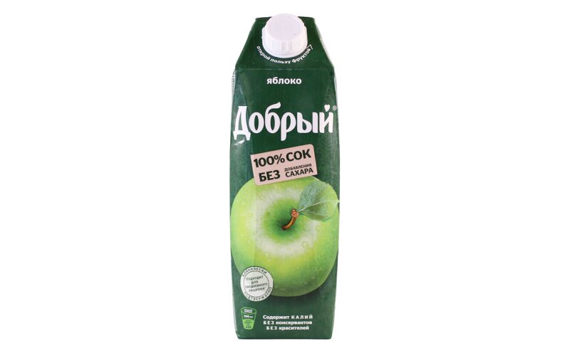 Сок яблочный «Добрый»