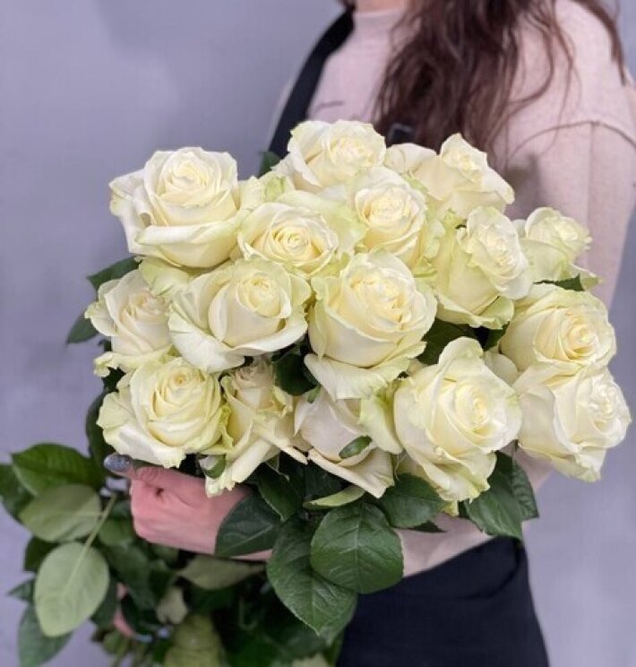 Роза 60 см белая (Эквадор)