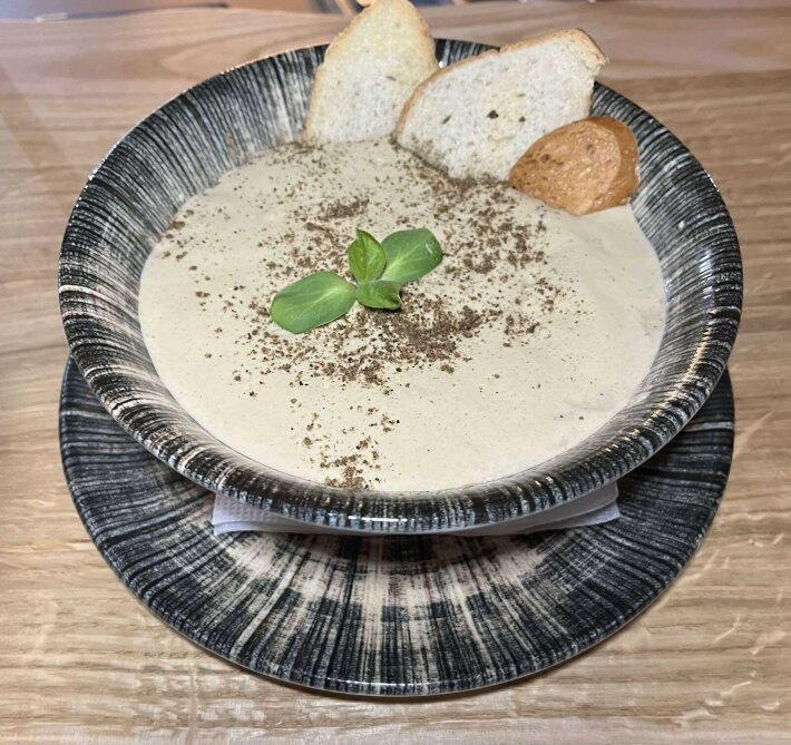 Суп-капучино из белых грибов