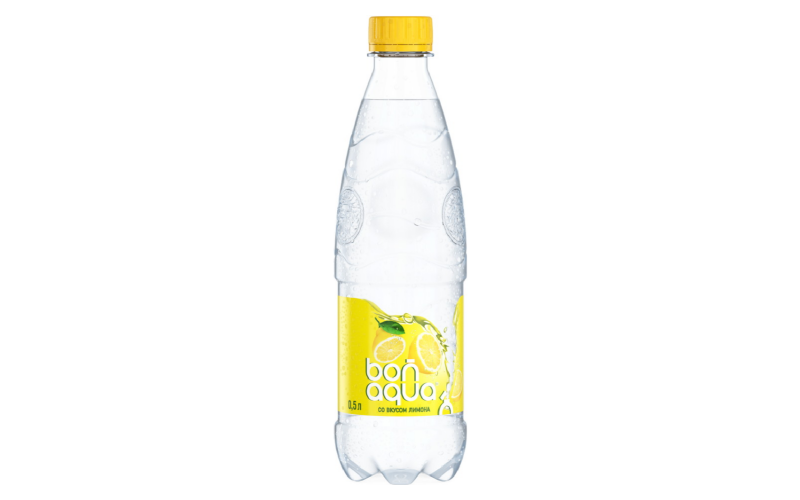 Вода газированная «Bonaqua» со вкусом лимона