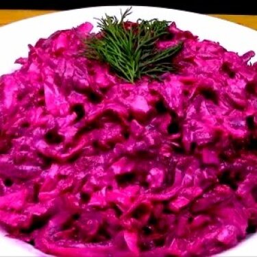 Салат из свеклы со сметаной