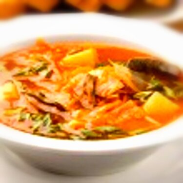 Щи ленивые с грибами